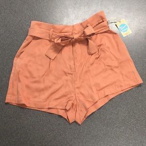 Coral colored shorts
